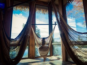 Aire de repos intérieure avec Hamac