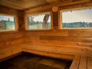 Sauna finlandais au NRJ Spa Nordique