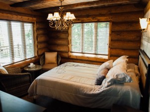 Chalet en bois Rond NRJ Spa Nordique
