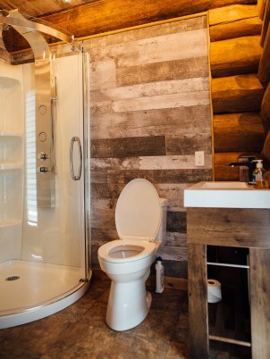 Chalet en bois Rond NRJ Spa Nordique