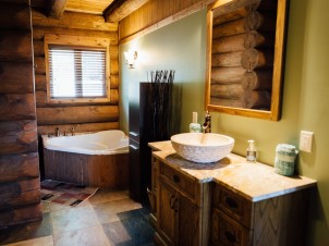 Chalet en bois Rond NRJ Spa Nordique
