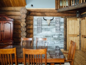 Chalet en bois Rond NRJ Spa Nordique