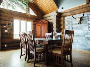 Chalet en bois Rond NRJ Spa Nordique