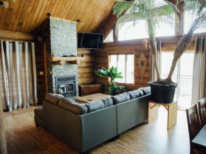 Chalet en bois Rond NRJ Spa Nordique