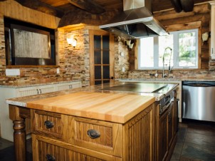 Chalet en bois Rond NRJ Spa Nordique