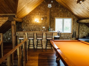 Chalet en bois Rond NRJ Spa Nordique