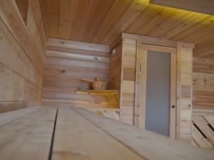 Sauna finlandais au NRJ Spa Nordique